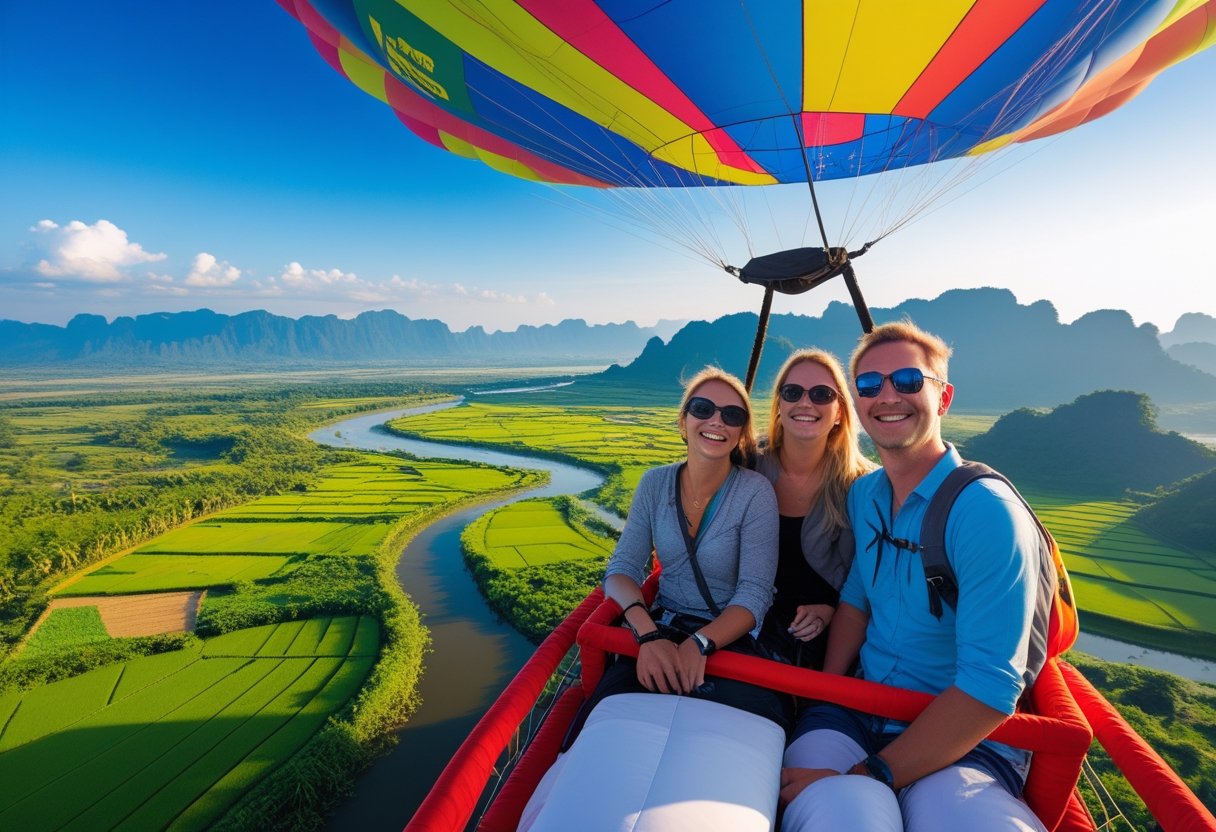 Oplev Thailand fra oven med en uforglemmelig luftballon tur